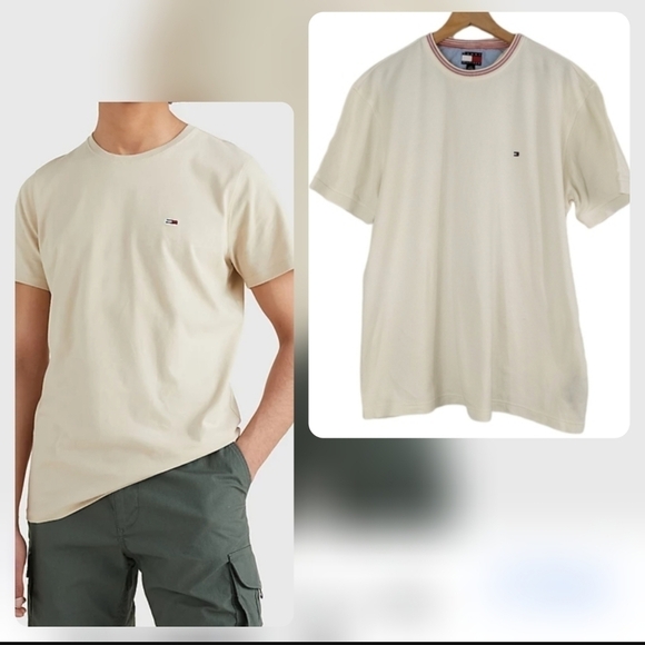 🟠4 for $25🟠 TOMMY HILFIGER COTTON CREW NECK PULLOVER SHIRT SIZE LARGE - Picture 9 of 9